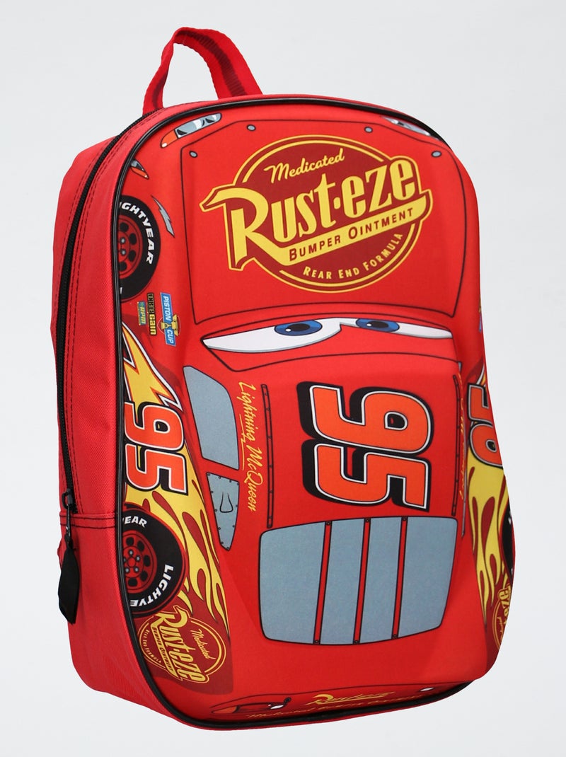 Mochila 'Cars' con relieve Rojo - Kiabi