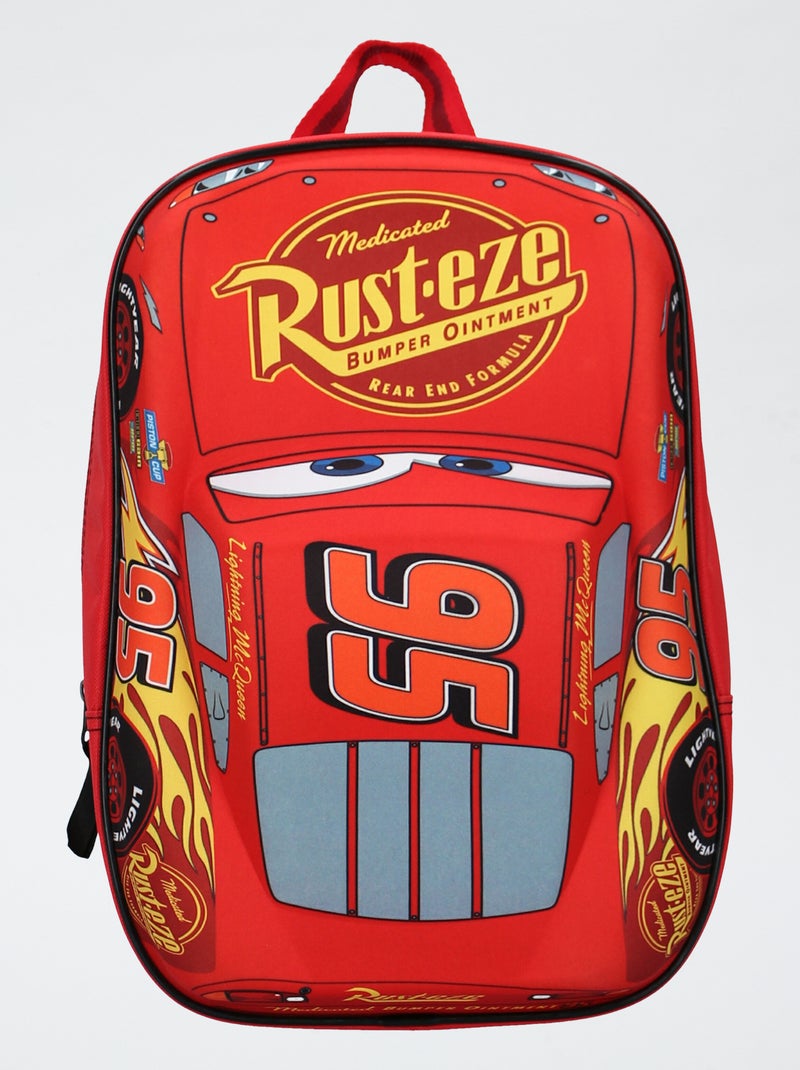 Mochila 'Cars' con relieve Rojo - Kiabi
