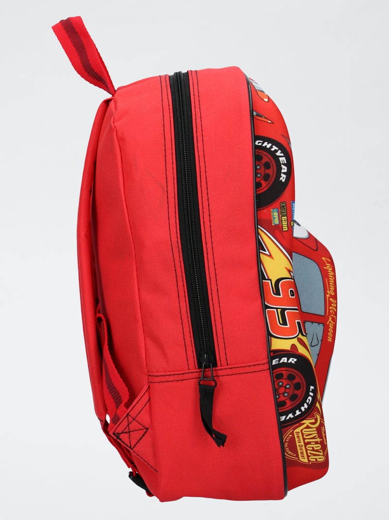 Mochila 'Cars' con relieve Rojo - Kiabi