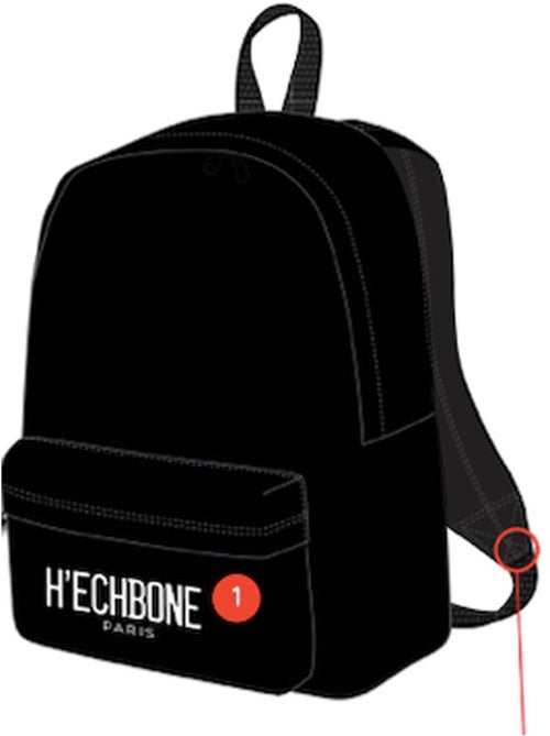 Mochila classic en lona h'echbone cmp - Kiabi Mochila classic en lona h'echbone cmp - Kiabi
