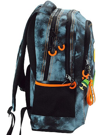 Mochila cmp 43 cm videojuego 2 compartimentos con cremallera y charms