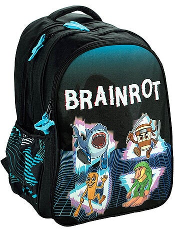 Mochila cmp brainrot 43 cm 2 compartimentos con cremallera cmp