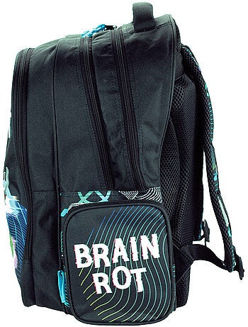 Mochila cmp brainrot 43 cm 2 compartimentos con cremallera cmp