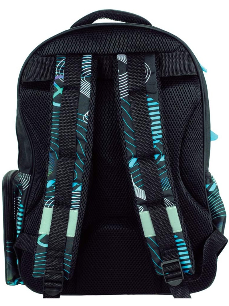 Mochila cmp brainrot 43 cm 2 compartimentos con cremallera cmp Negro Azul - Kiabi