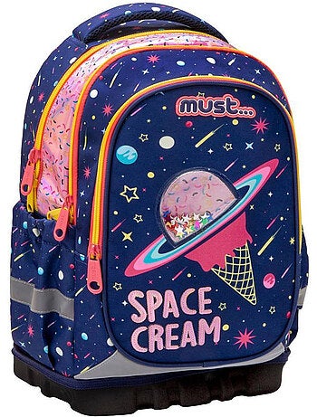 Mochila cmp space cream 2 compartimentos con cremallera 43 cm