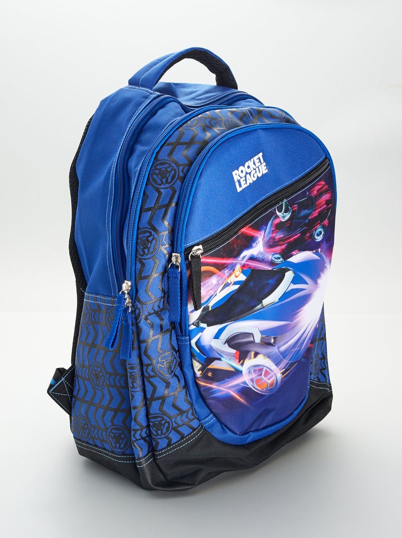 Mochila 'coches de carreras' azul - Kiabi