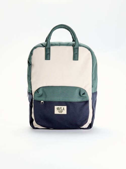 Mochila color block - Kiabi