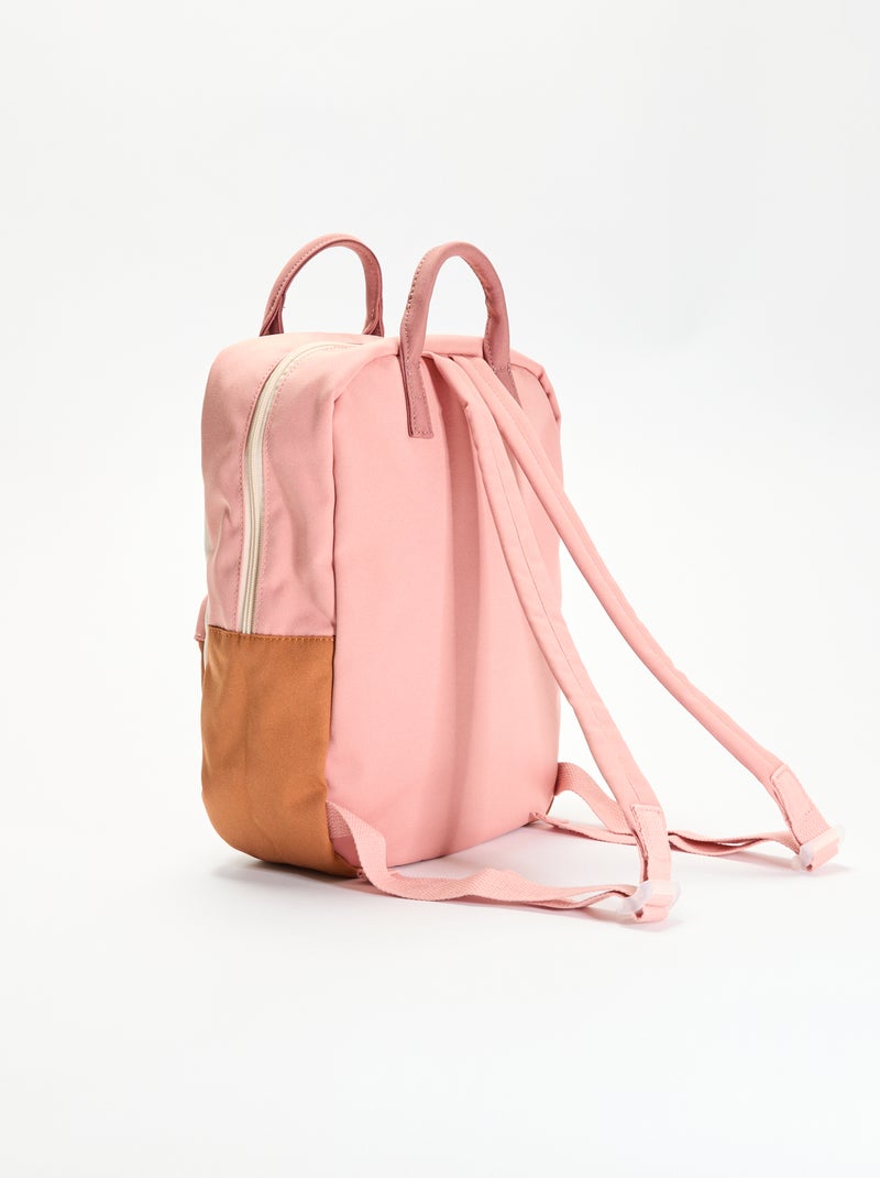 Mochila color block Beige - Kiabi