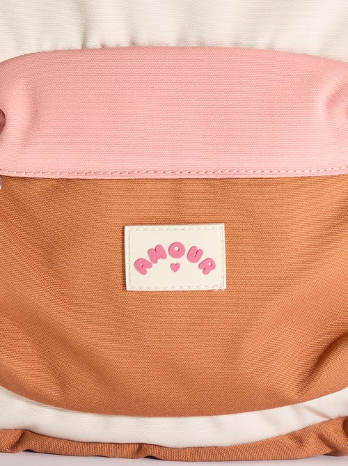 Mochila color block - Kiabi