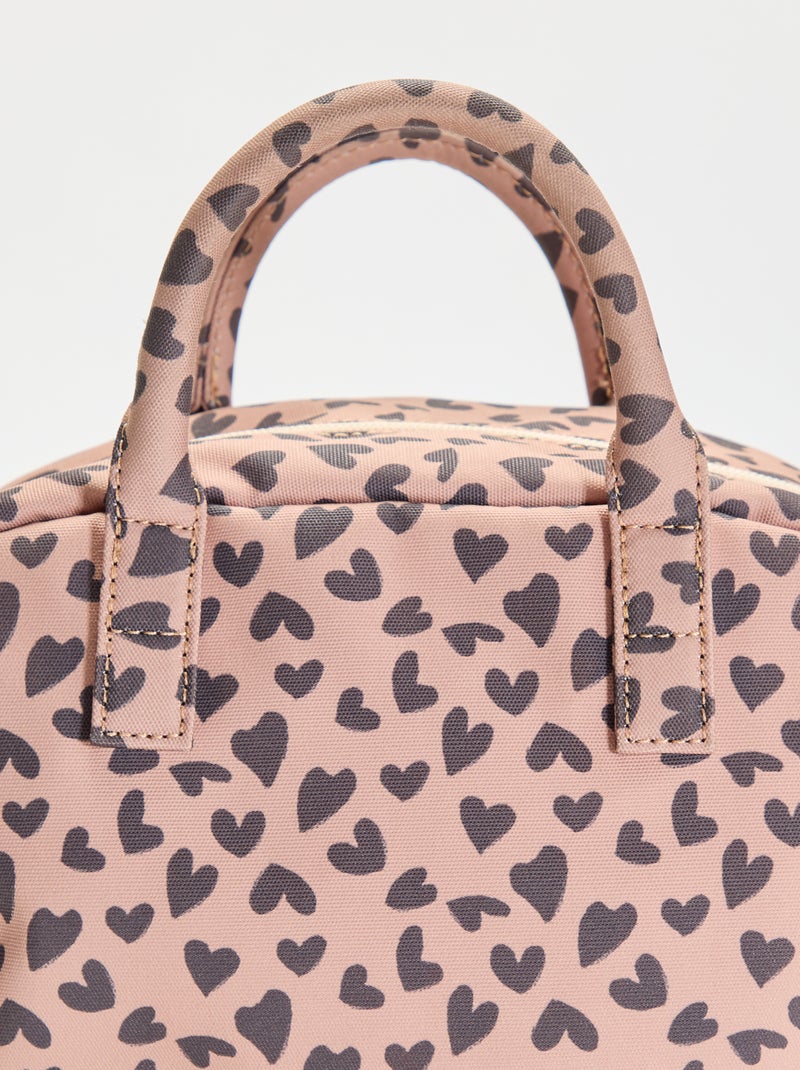 Mochila color block Marron - Kiabi