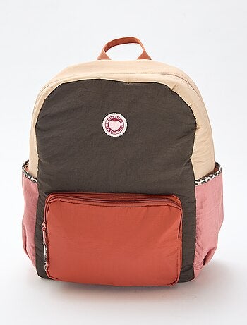 Mochila colorblock