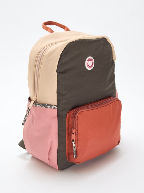 Mochila colorblock - Kiabi