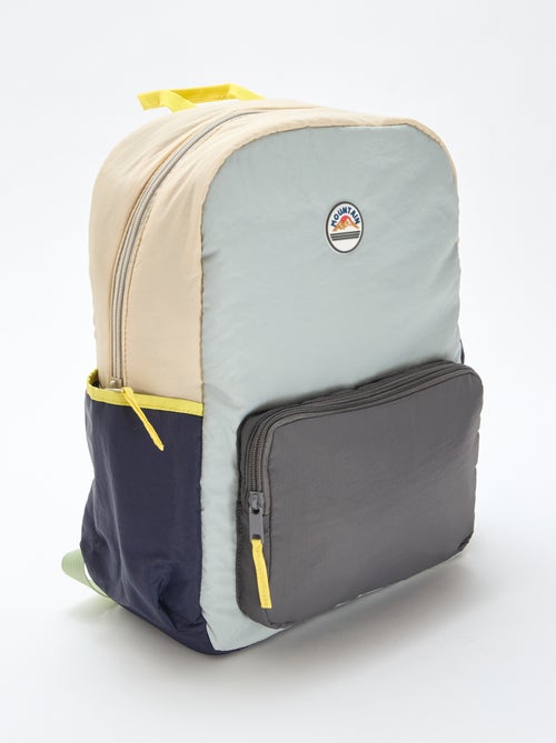 Mochila colorblock - Kiabi