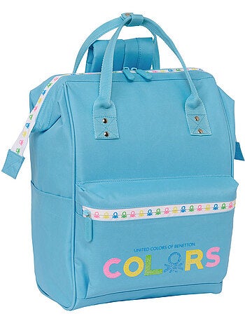 Mochila con bolsillo protector para ordenador united colors of benetton 40 cm