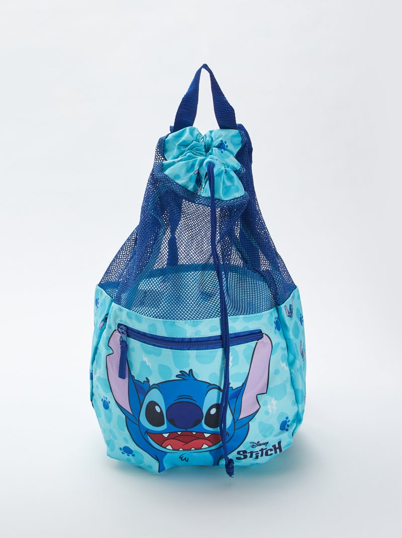 Mochila con cordones ajustables 'Stitch' 'Disney' azul - Kiabi