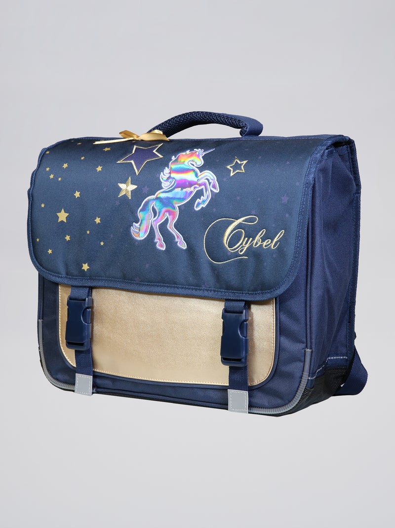 Mochila con estampado de fantasía azul - Kiabi
