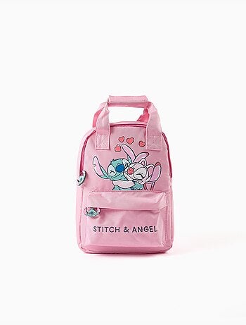 Mochila con estampado de Stitch y Angel