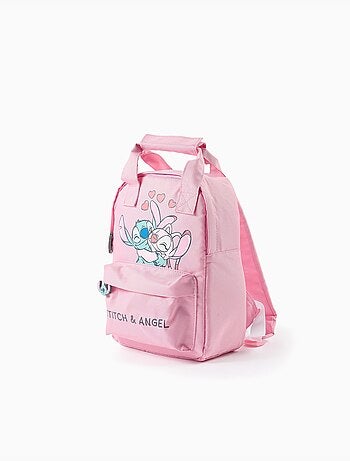 Mochila con estampado de Stitch y Angel