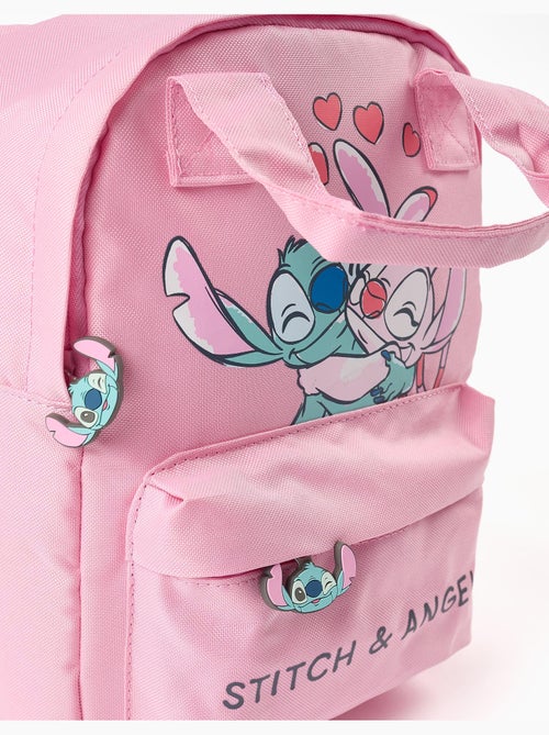 Mochila con estampado de Stitch y Angel - Kiabi