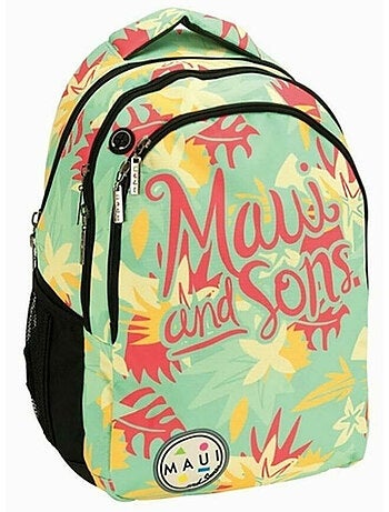 Mochila con estampado floral de tejido sintético maui & sons