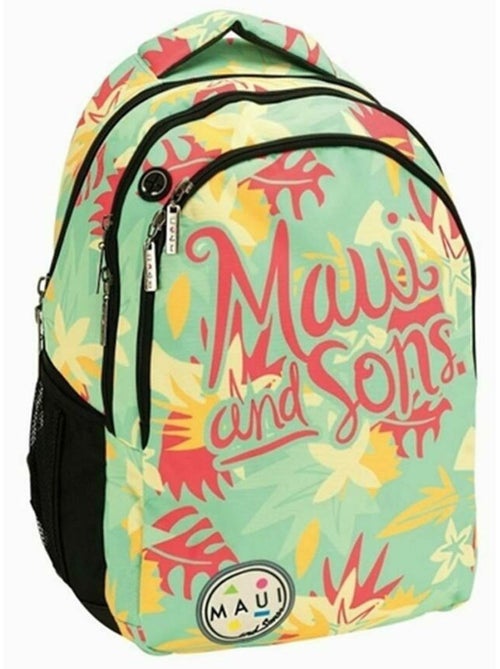 Mochila con estampado floral de tejido sintético maui & sons - Kiabi