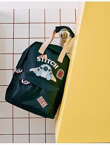Mochila con estampados de Stitch