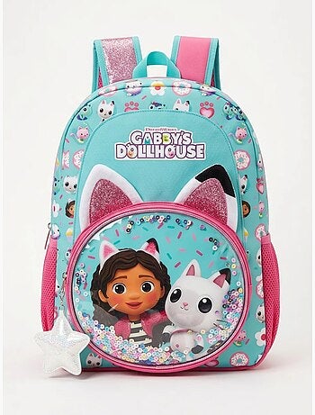 Mochila con funda de lluvia gabby y la casa mágica dreamworks