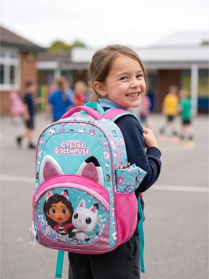 Mochila con funda de lluvia gabby y la casa mágica dreamworks Multicolor - Kiabi