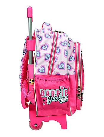 Mochila con ruedas - barbie - heart 30 cm - infantil
