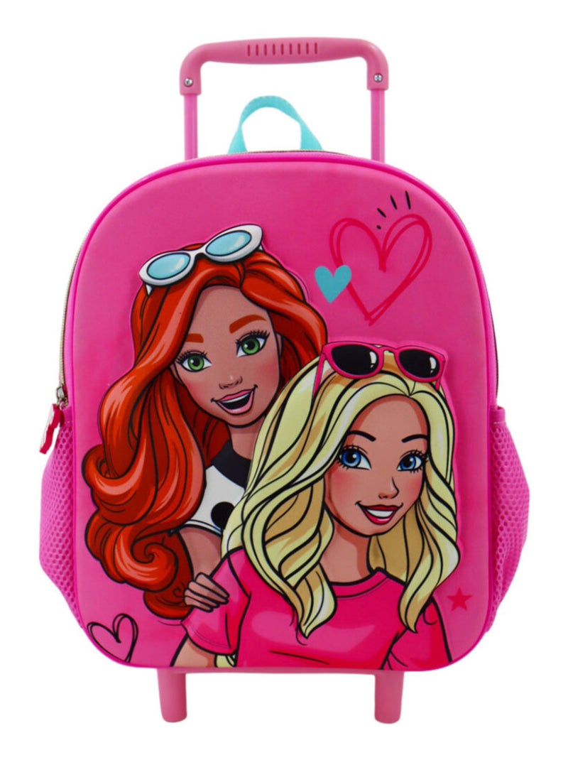 Mochila con ruedas - efecto brillante 3d - barbie licencia oficial N/D - Kiabi