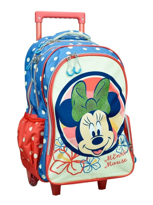 Mochila con ruedas - estampado minnie flowers - licencia disney - Kiabi