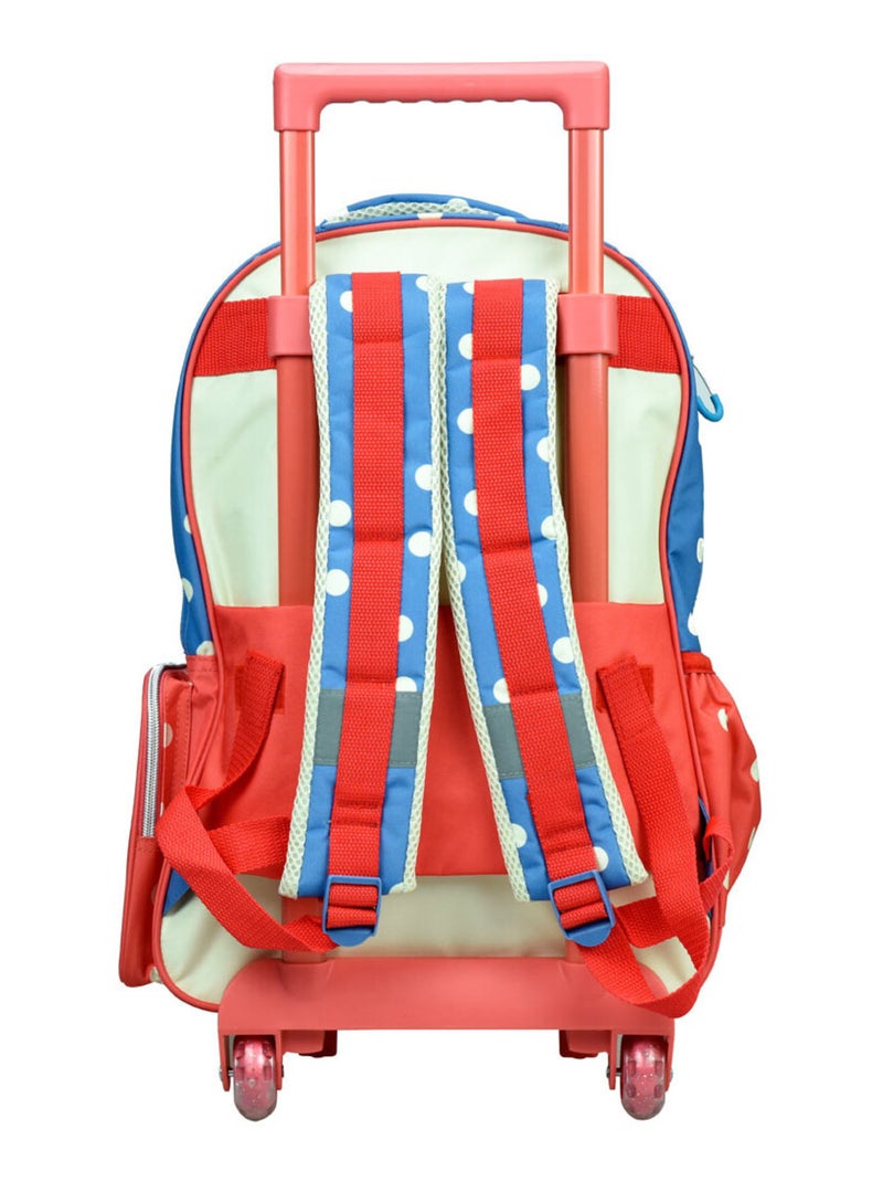 Mochila con ruedas - estampado minnie flowers - licencia disney Rosa/Multicolor - Kiabi