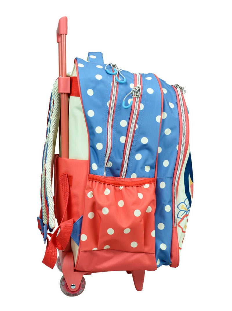Mochila con ruedas - estampado minnie flowers - licencia disney Rosa/Multicolor - Kiabi