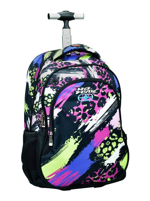 Mochila con ruedas - estampado street art - no fear - Kiabi