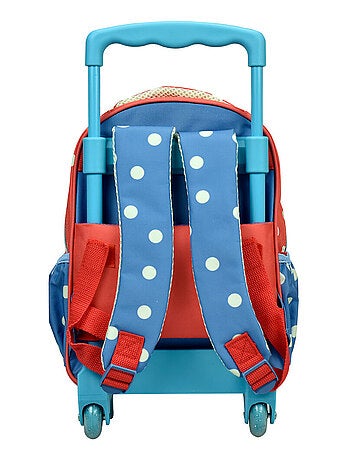 Mochila con ruedas - minnie flowers - licencia disney