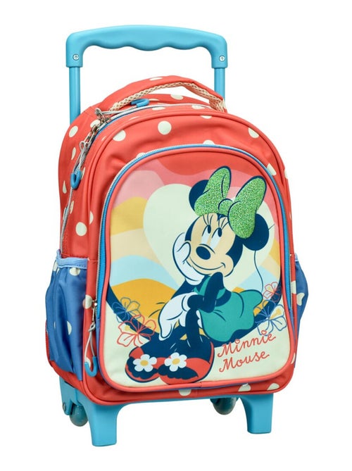 Mochila con ruedas - minnie flowers - licencia disney - Kiabi