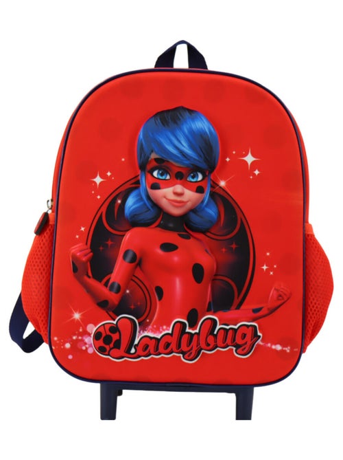Mochila con ruedas 3d miraculous: las aventuras de ladybug práctica - Kiabi Mochila con ruedas 3d miraculous: las aventuras de ladybug práctica - Kiabi