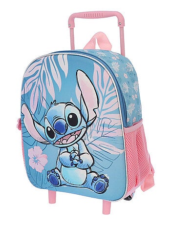 Mochila con ruedas 3d stitch - licencia disney - jacob company