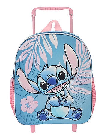 Mochila con ruedas 3d stitch - licencia disney - jacob company