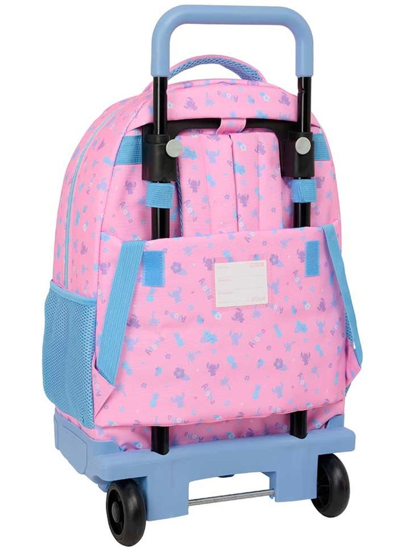 Mochila con ruedas 4 ruedas stitch 22 l lilo y stitch 45 cm Rosa - Kiabi