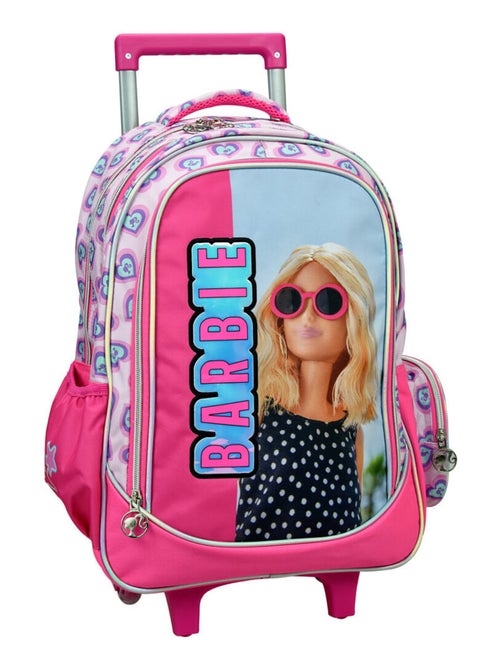 Mochila con ruedas 46 cm - estampado barbie - licencia oficial - Kiabi Mochila con ruedas 46 cm - estampado barbie - licencia oficial - Kiabi