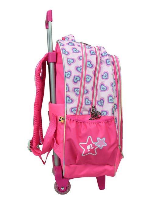 Mochila con ruedas 46 cm - estampado barbie - licencia oficial - Kiabi Mochila con ruedas 46 cm - estampado barbie - licencia oficial - Kiabi