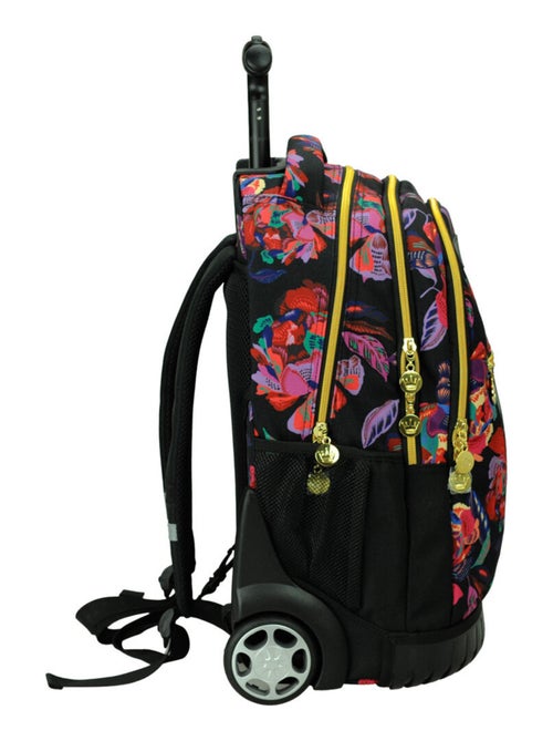 Mochila con ruedas 48 cm - estampado flores - hallmark de alta gama - Kiabi