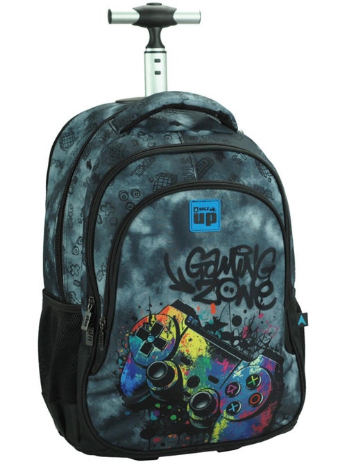 Mochila con ruedas – back me up game zone 2 compartimentos – 48 cm – cmp - Kiabi Mochila con ruedas – back me up game zone 2 compartimentos – 48 cm – cmp - Kiabi