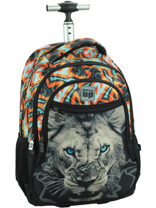 Mochila con ruedas – back me up lion 2 compartimentos – 48 cm – cmp - Kiabi Mochila con ruedas – back me up lion 2 compartimentos – 48 cm – cmp - Kiabi