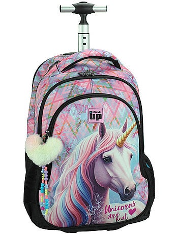 Mochila con ruedas – back me up pastel 2 compartimentos – 48 cm