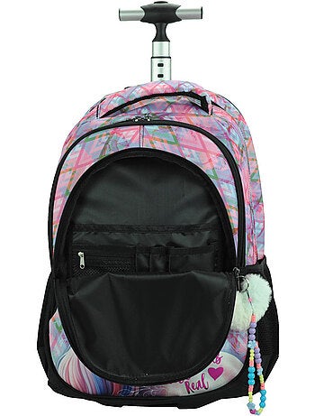 Mochila con ruedas – back me up pastel 2 compartimentos – 48 cm