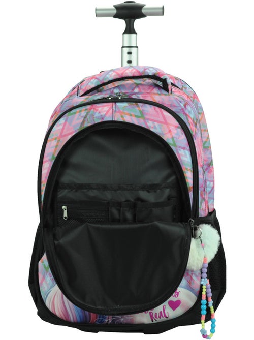 Mochila con ruedas – back me up pastel 2 compartimentos – 48 cm - Kiabi Mochila con ruedas – back me up pastel 2 compartimentos – 48 cm - Kiabi