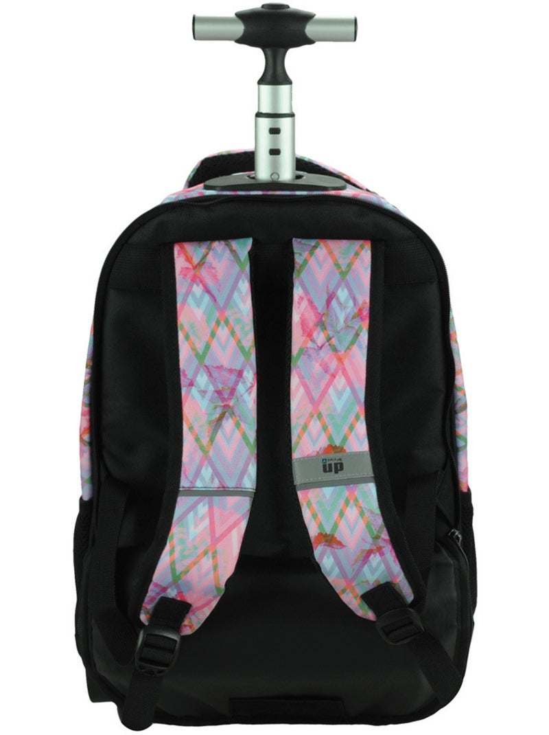 Mochila con ruedas – back me up pastel 2 compartimentos – 48 cm Multicolor - Kiabi