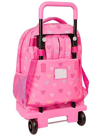 Mochila con ruedas benetton motivo corazones 22 l 33 x 45 x 22 cm cmp